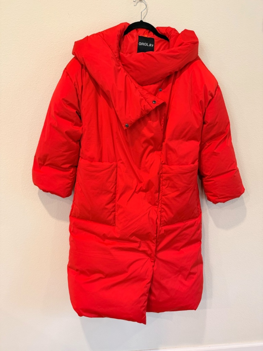Candy Apple red Puffer Coat